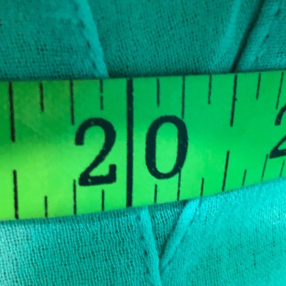 - Womens Aqua Blue & Sequins Sheer Top. Small - Picture 7 of 9